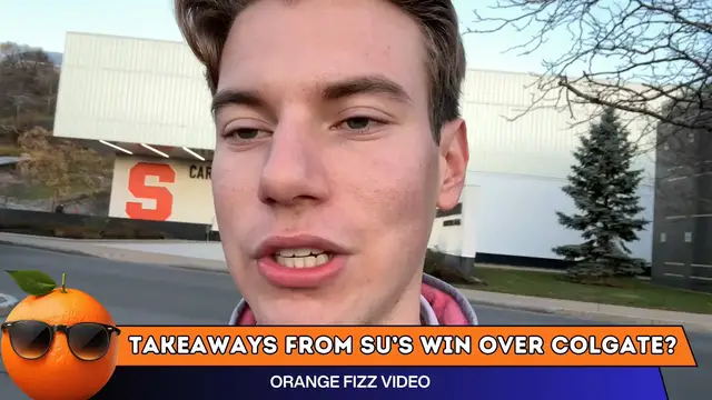 Video thumbnail for Syracuse Basketball's Takeaways After Colgate Win?