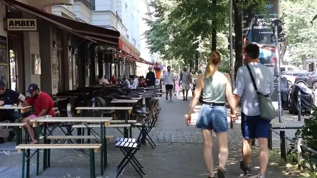 Video thumbnail for Germany: Berlin sees soaring demand for air conditioning amid intense heatwave.
