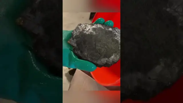 'Video thumbnail for Cutting a $10,000 Meteorite into a Dogecoin'