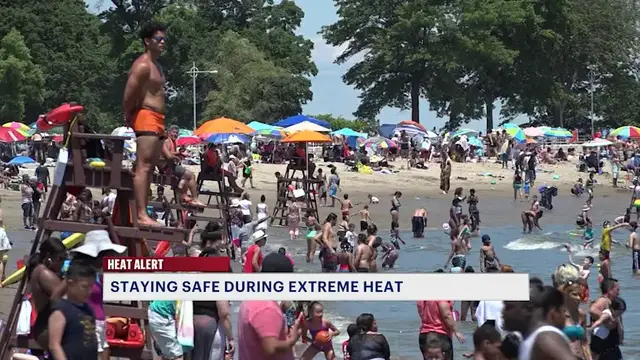 Video thumbnail for Extreme heat and dangerous rip currents could make your beach day risky