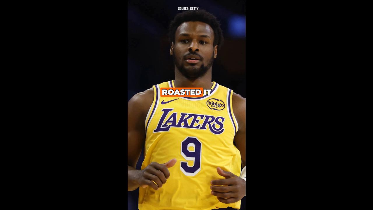 Video thumbnail for Nike’s Leaked Bronny James Logo Draws Harsh Reactions Online