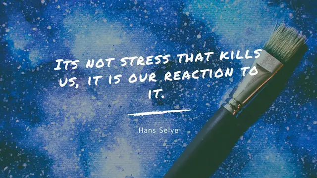 'Video thumbnail for Stress Quote'