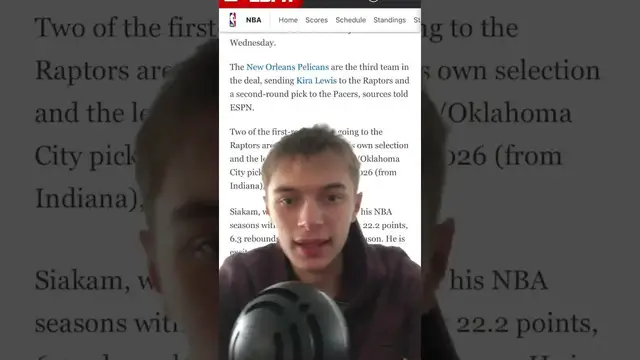 Video thumbnail for Pascal Siakam is an Indiana Pacer!#pascalsiakam #indianapacers