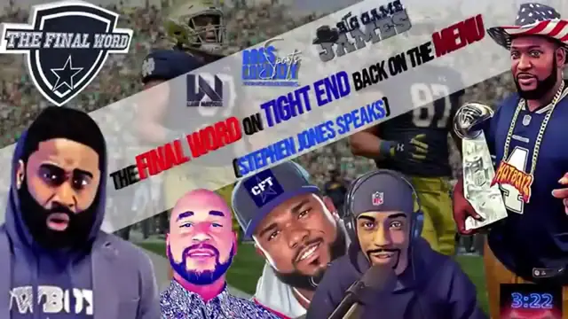 Video thumbnail for Law Nation Sports: cowboys draft plans: stephen jones hints at tight end focus in nfl draft