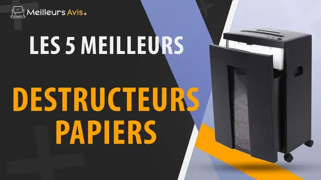 Video thumbnail for ⭐️ MEILLEUR DESTRUCTEUR PAPIER - Avis & Guide d'achat (Comparatif 2023)