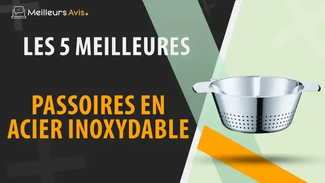Video thumbnail for ⭐️ MEILLEURE PASSOIRE EN ACIER INOXYDABLE - Comparatif 2023