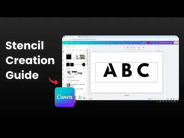 'Video thumbnail for How to Make a Stencil in Canva'