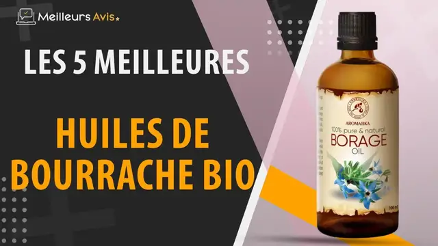 Video thumbnail for ⭐️ MEILLEURE HUILE DE BOURRACHE BIO - Comparatif 2023