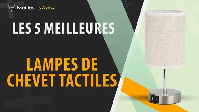 Video thumbnail for ⭐️ MEILLEURE LAMPE DE CHEVET TACTILE - Comparatif 2023