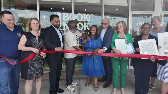 Video thumbnail for Baldwin community embraces new bookstore