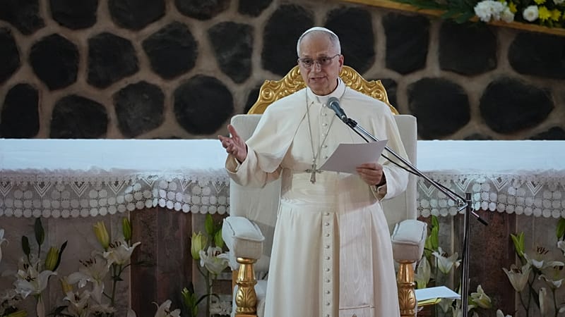 Video thumbnail for Pope condemns 'endless cycle' of death in Cameroon separatist region