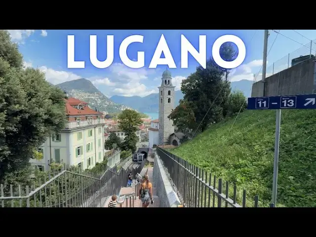 'Video thumbnail for Lugano Switzerland Walking Tour 2025  (4K City Tour)'