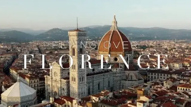 'Video thumbnail for FLYING OVER FLORENCE (4K Aerial Film)'