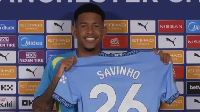 'Video thumbnail for 'I've improved a lot under Pep' - Savinho speaks after contract extension'