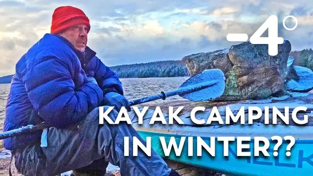 Video thumbnail for Solo Winter Camping | Kayak Camping Alone and Cold