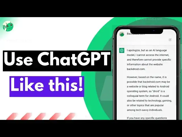 Video thumbnail for How to Use ChatGPT on Any Smartphone device! (Android + iOS)