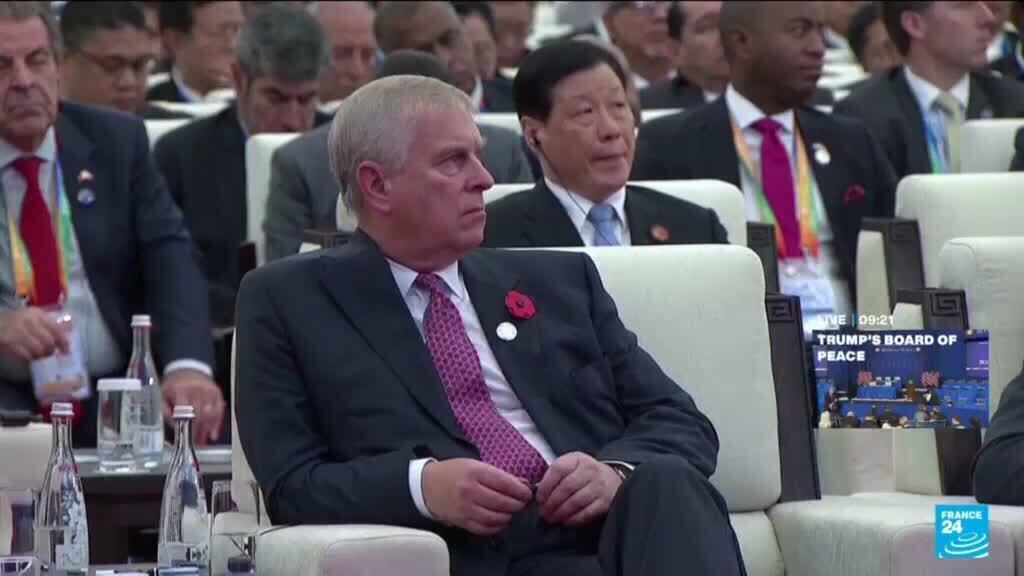 Video thumbnail for King Charles' brother Andrew arrested over misconduct relating to Epstein