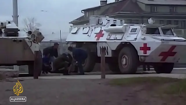 'Video thumbnail for Italy probes Sarajevo 'sniper safaris': Tourists are alleged to have paid to shoot civilians'