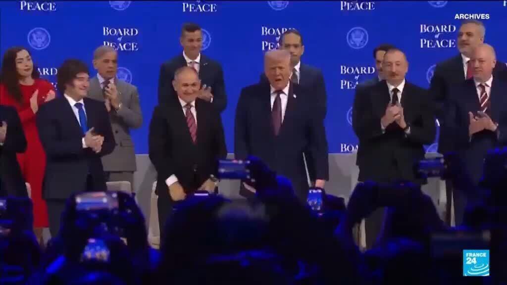 Video thumbnail for Trump kicks off his 'Board of Peace,' with eye on Gaza