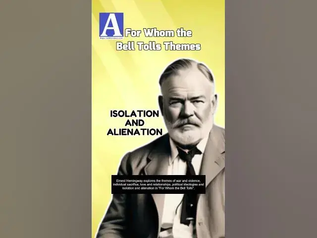 'Video thumbnail for For Whom the Bell Tolls Themes short | Ernest Hemingway'