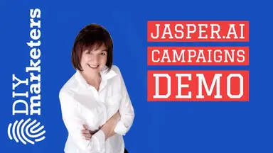 'Video thumbnail for Jasper Campaigns Demo: Watch me create an entire promo campaign with Jasper.ai'