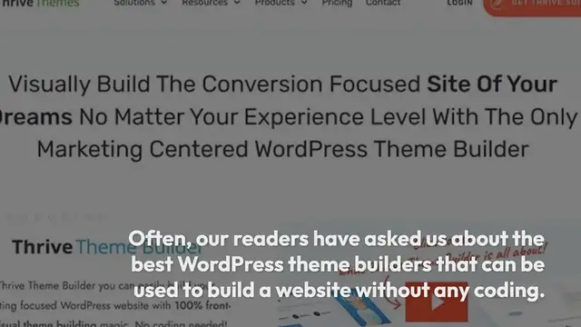 Video thumbnail for 6 Best WordPress Theme Builders for 2024 (Compared)