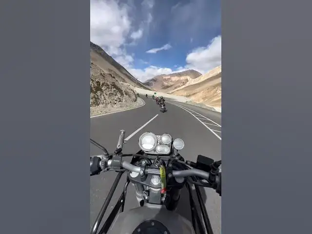 Video thumbnail for bike riding in ladakh#shortvideo