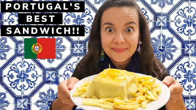 Video thumbnail for TRYING THE MASSIVE FRANCESINHA IN PORTUGAL! PORTO'S MOST FAMOUS SANDWICH!! Is it worth it?