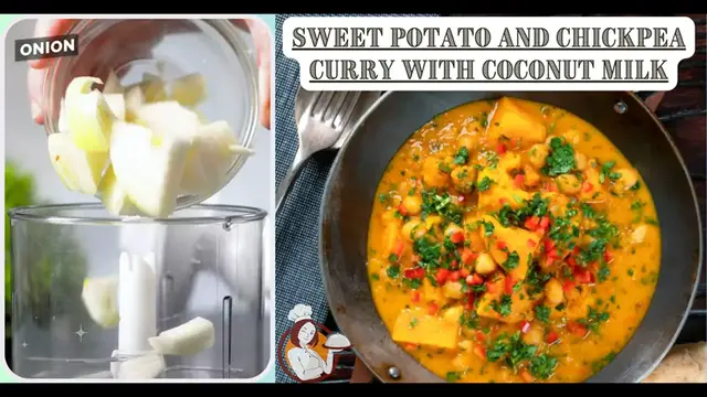 Video thumbnail for Sweet Potato and Chickpea Curry with Coconut Milk