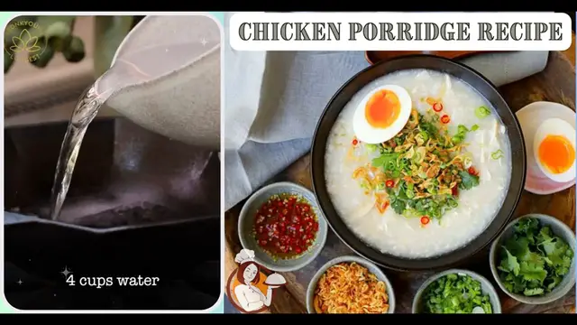 Video thumbnail for Chicken Porridge Recipe