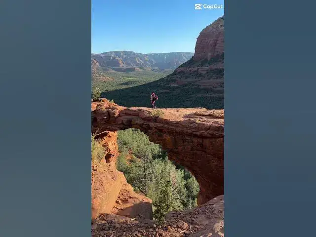 Video thumbnail for Finally made it to devils bridge with the kitties #tinypawsbigadventures #adventurecat #sedona