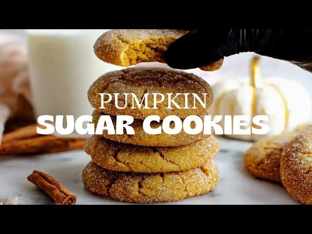 Video thumbnail for Melt in Your Mouth Pumpkin Sugar Cookies | Soft, Cozy & Easy