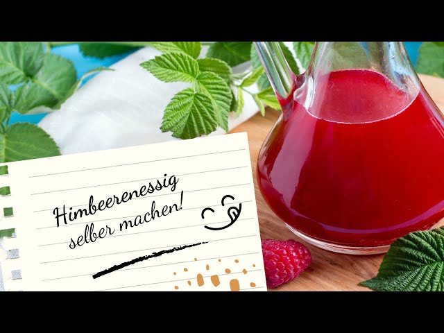Video thumbnail for 🍇 Himbeerenessig selber machen – Ein einfaches und erfrischendes Rezept 🍃