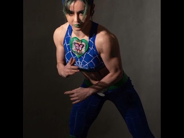 Video thumbnail for Jolyne Cujoh from JoJos Bizarre Adventure Cosplay