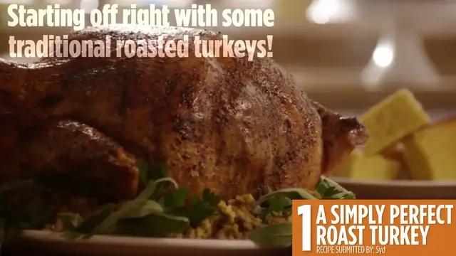Video thumbnail for 15.10 of the Tastiest Turkey Recipes ¦ Thanksgiving Food ¦ Allrecipes.com (1080p 24fps)