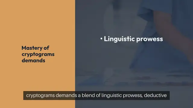 Video thumbnail for Cryptogram Puzzle Mastery