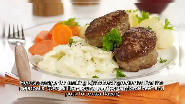 Video thumbnail for Kjøttkaker Recipe