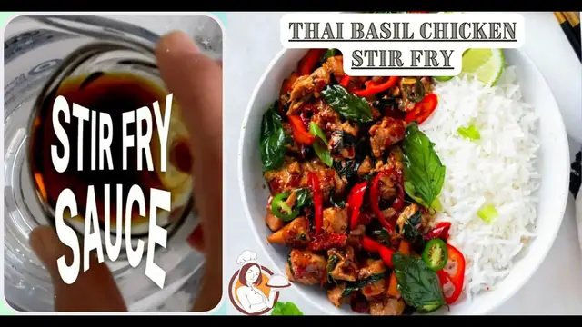 Video thumbnail for Thai Basil Chicken Stir Fry