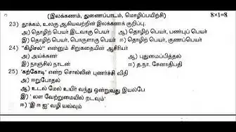 Video thumbnail for 12th Tamil First Revision 2019 - Question Paper (Tirunelveli District) | Team Aspirants