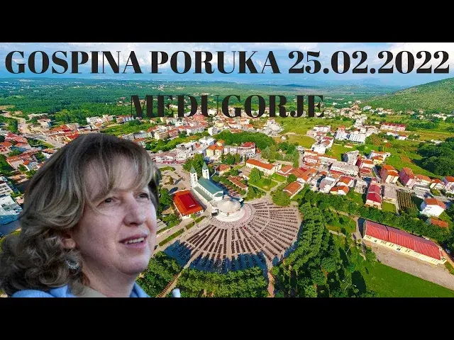 Video thumbnail for GOSPINA PORUKA -  25 02 2022 MEĐUGORJE