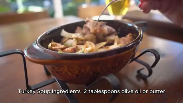 Video thumbnail for turkey soup recipe