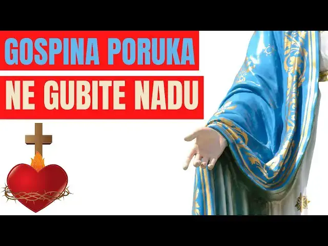 Video thumbnail for GOSPINA PORUKA -  NE GUBITE NADU PEDRO REGIS 17.05.2022