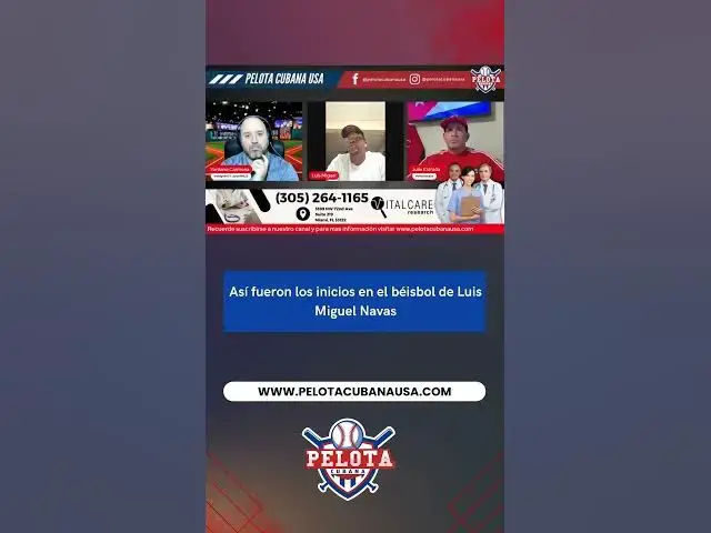 Video thumbnail for Así fueron los inicios en el béisbol de Luis Miguel Navas