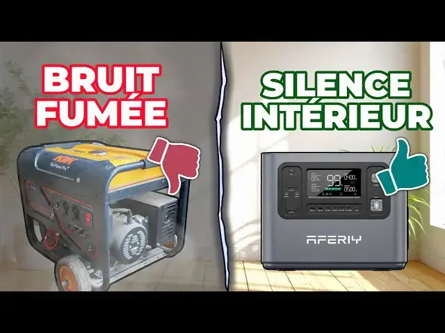 Video thumbnail for ⚠️ Groupe électrogène en intérieur ? ❌ Voici la solution SILENCIEUSE ⚡ | Aferiy P280