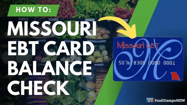 Video thumbnail for Missouri EBT Balance Check Instructions