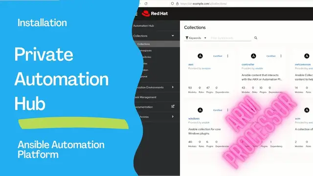 Video thumbnail for Ansible Automation Platform 2.4 Private Automation Hub Installation