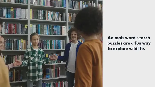 Video thumbnail for Animals Word Search Puzzle Games