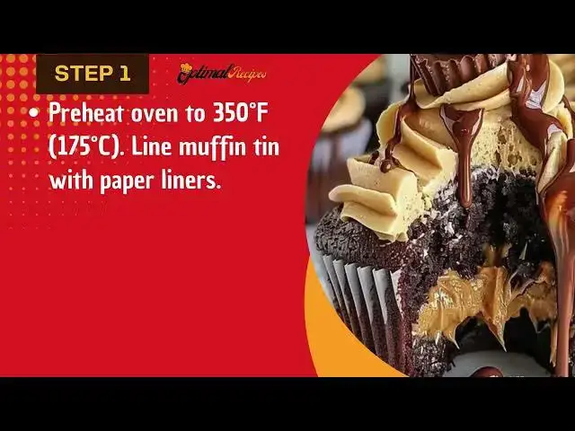 Video thumbnail for Peanut Butter Chocolate Cupcakes – Easy Dessert