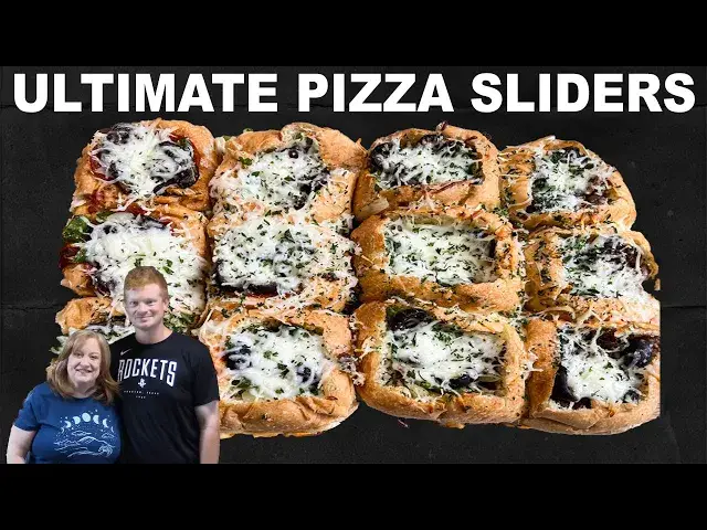 Video thumbnail for The ULTIMATE STUFFED PIZZA SLIDERS | How To Make Pizza Sliders Recipe