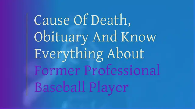 Video thumbnail for How Did David Elder Die? Cause Of Death, Obituary And Know Everything About Former Professional Baseball Player